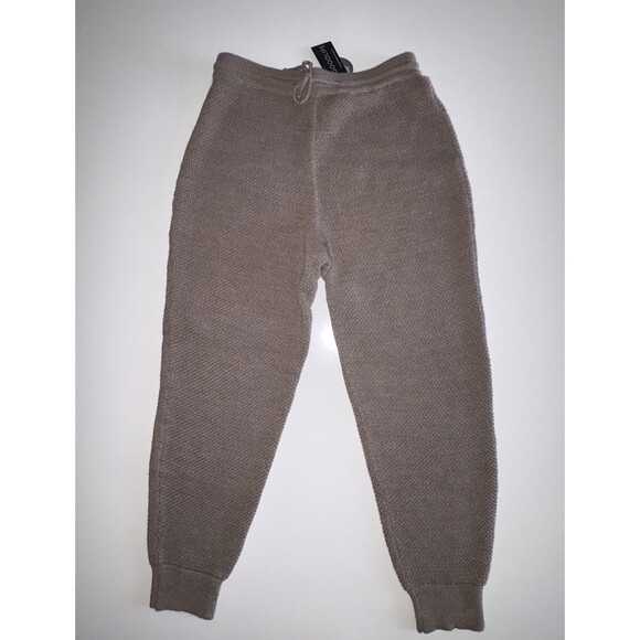 Goodlife Clothing Alpaca Knit Sweater Joggers Pants Size Medium NWT Dune Tan - Picture 1 of 9